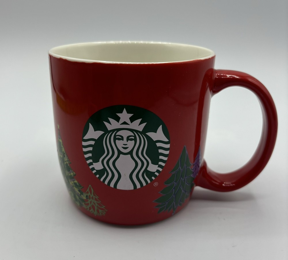 Starbucks 2020 Holiday Red Mermaid Tree Mug 18 oz