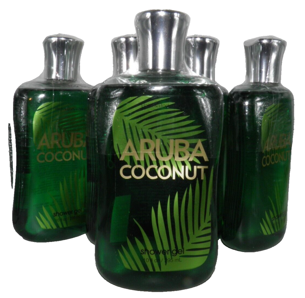5 Bath & Body Works ARUBA COCONUT  Shower Gel BODY WASH SEALED