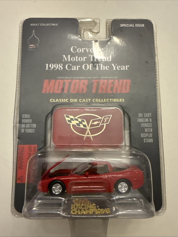 1999 Racing Champions Mint 1:64 Motor Trend 50th Anniversary 1998 Corvette NIP