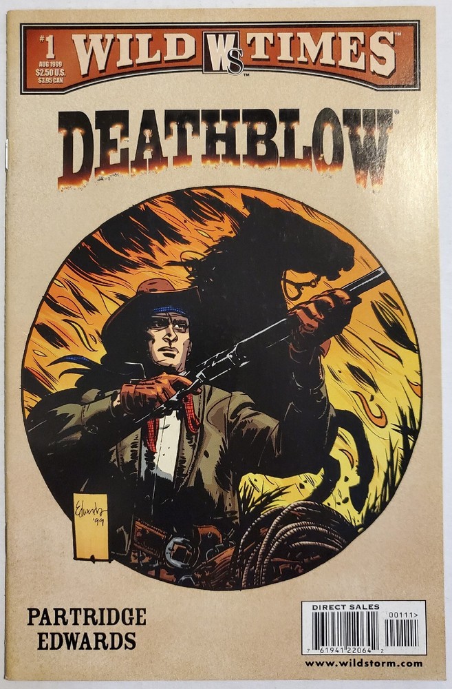 WILD TIMES DEATHBLOW #1 FIRST PRINITNG! WILDSTORM! 1999!