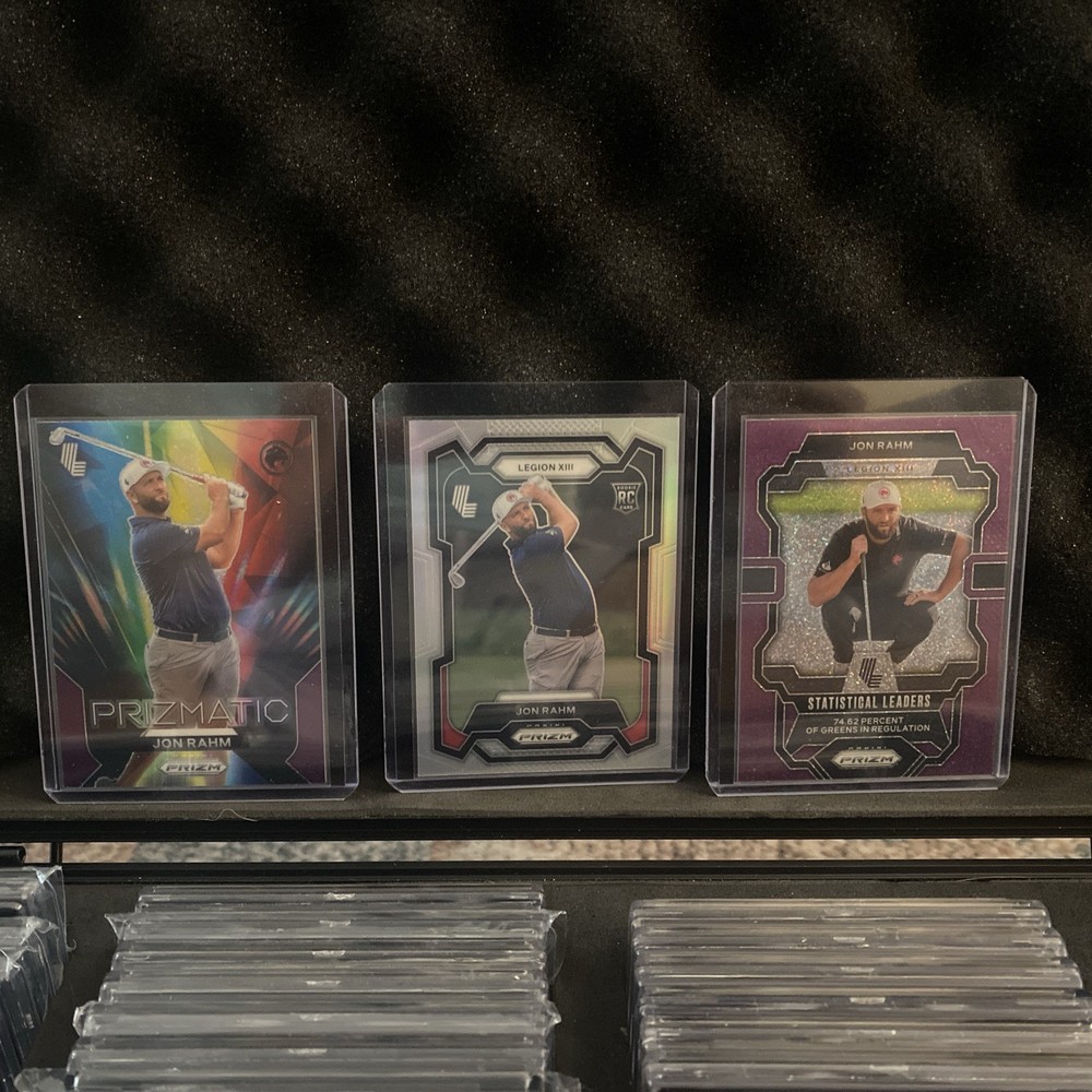 2024 Jon Rahm LIV Golf Prizm Purple Pulsar Silver Rookie Prizmatic Lot