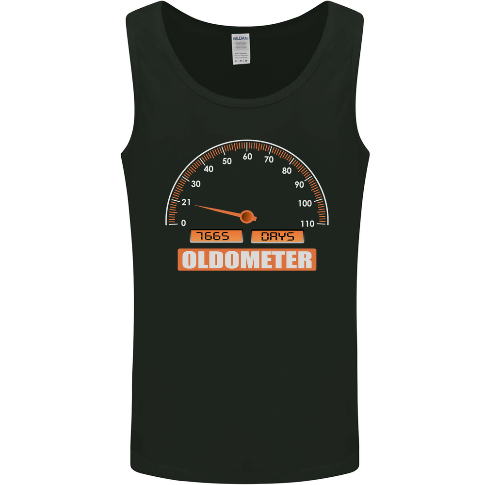 21st Birthday 21 Year Old Ageometer Funny Mens Vest Tank Top