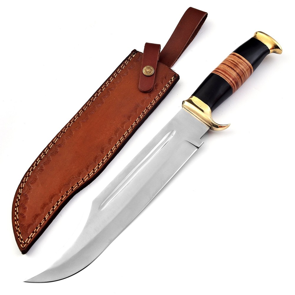 Hand Forged D2 Steel Hunting Skinner Survival Bowie Knife M17