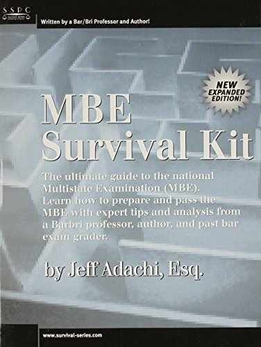 MBE Survival Kit by Jeff Adachi - Essential Law Exam Prep Paperback