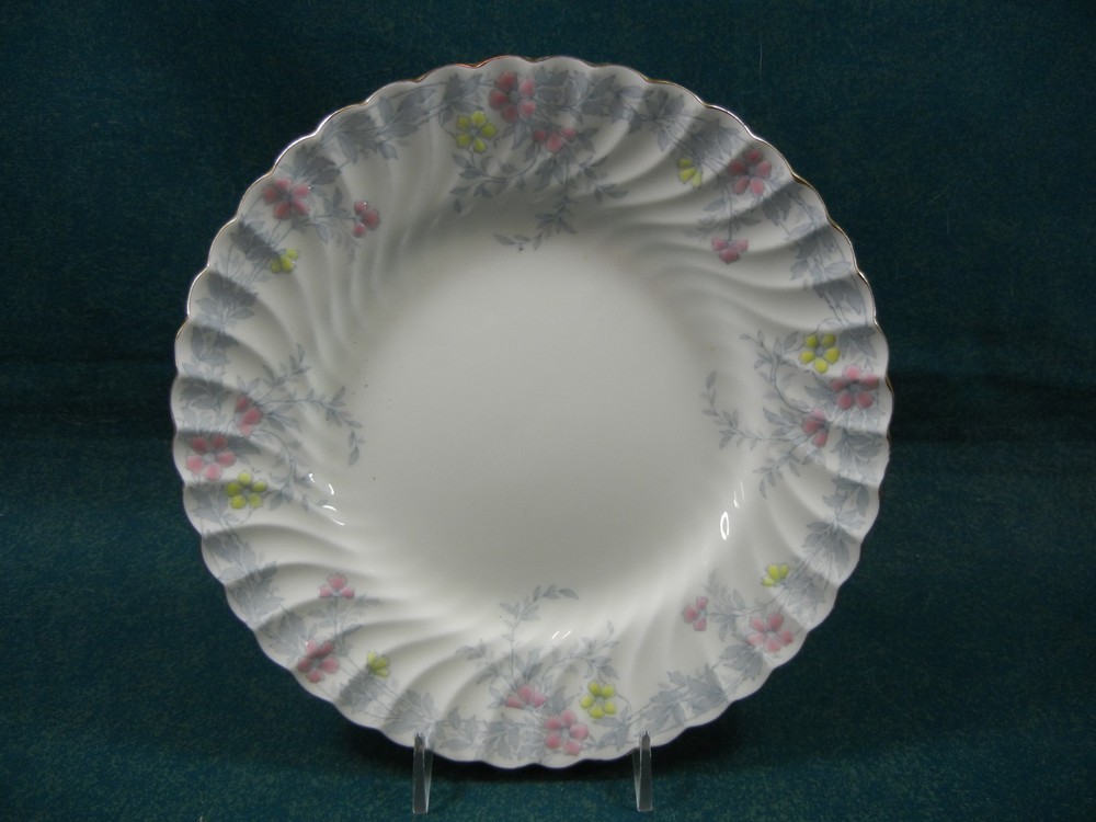 Minton Garden Pinks Pattern S381 Pink and Yellow Flowers Salad Plate(s)