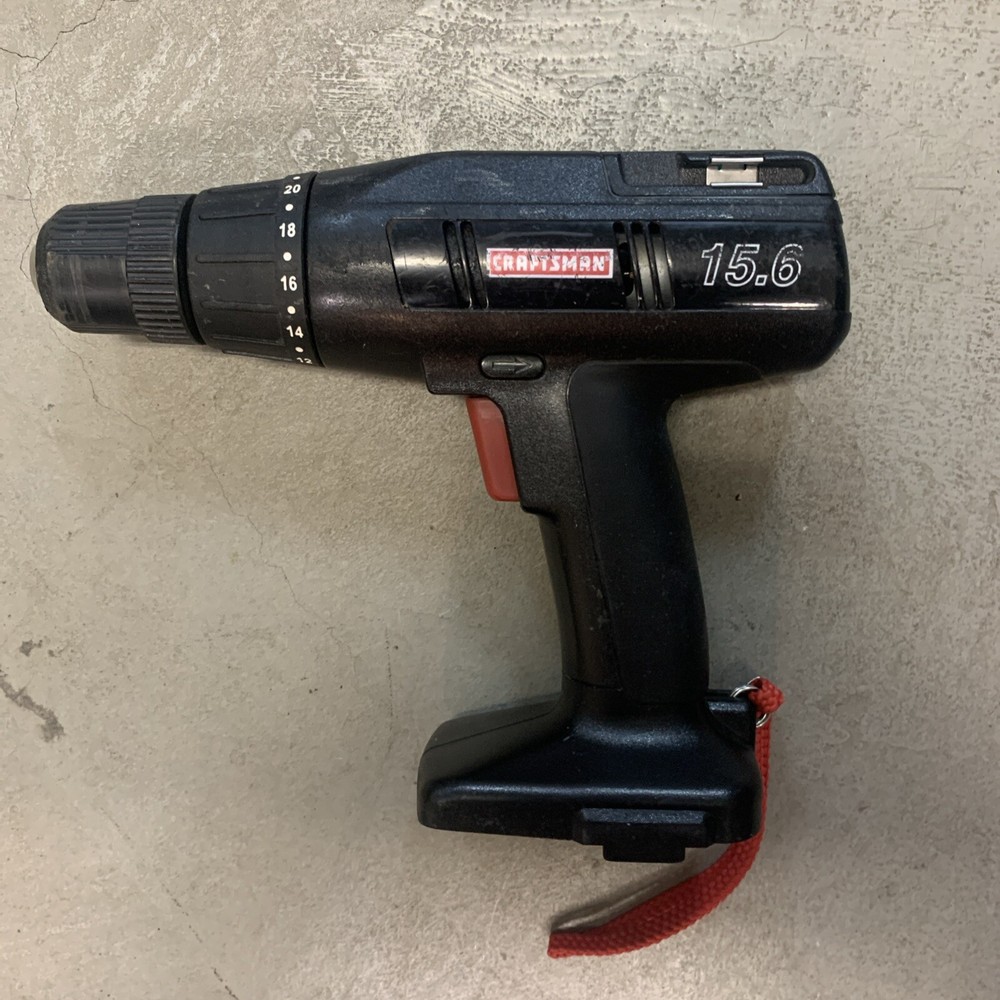 Vintage Craftsman 15.6V Drill With Fast Charger. Models 973.222600 & 982280-01