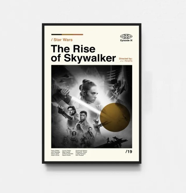 The Rise of Skywalker Official Star Wars Poster and Collectible Print for Fans