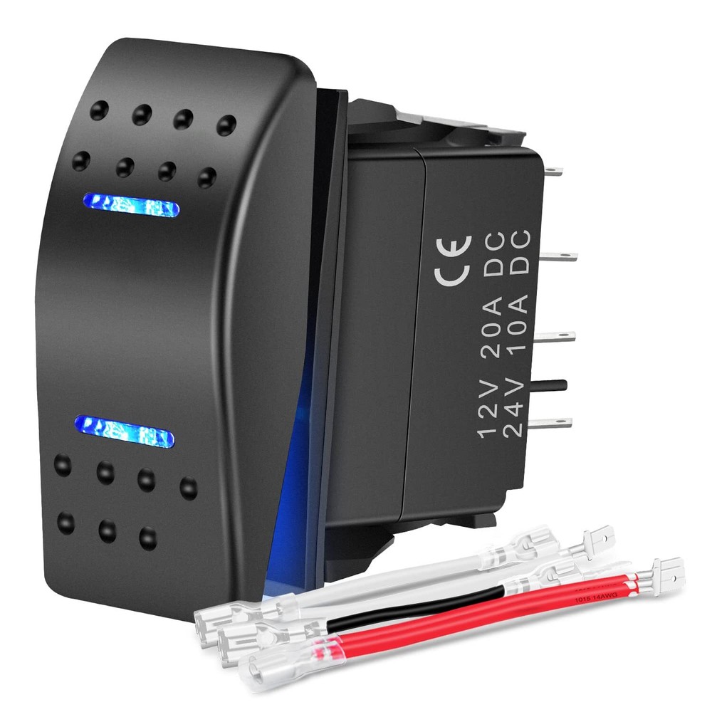 Nilight Waterproof Rocker Switch Toggle ON Off