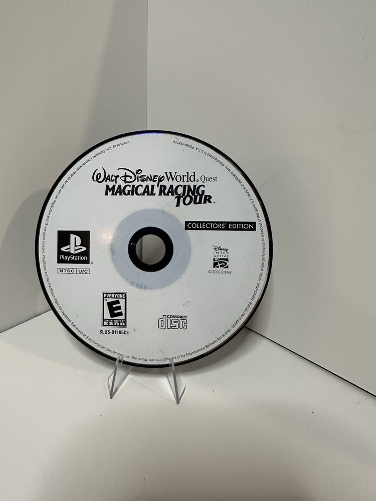 Walt Disney World Magical Racing Tour PS1 Collectors Edition Tested Working Rare