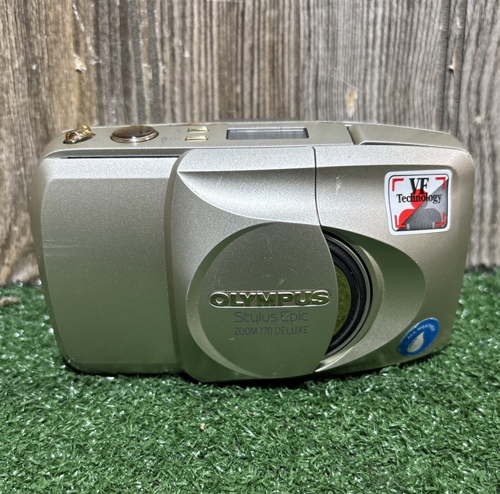 Olympus Stylus Epic Zoom 170 Deluxe 35mm Film Camera Parts Or Repair (Read)