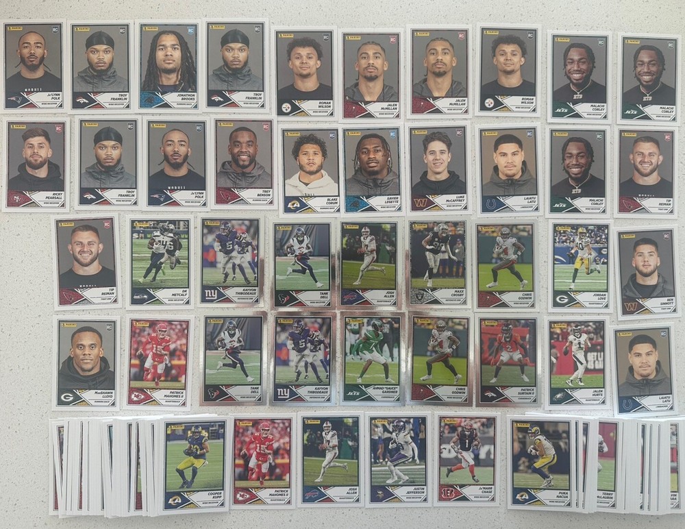 2024 Panini NFL Football Card Collection 115 Card Lot RC’s Foil Allen Mahomes 💎