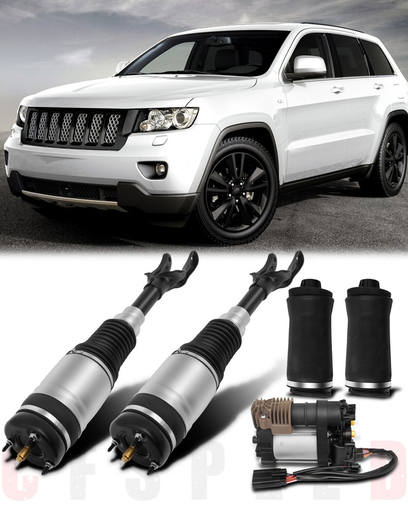 5* Front Rear Air Suspension Shock Compressor For Jeep Grand Cherokee WK2 ZJ WJ