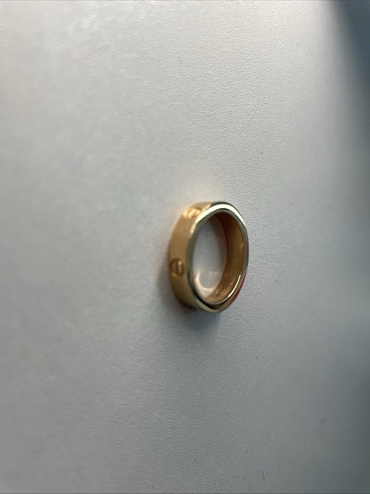 Cartier Rose Gold Women's Ring Band Size US-7 18K 750