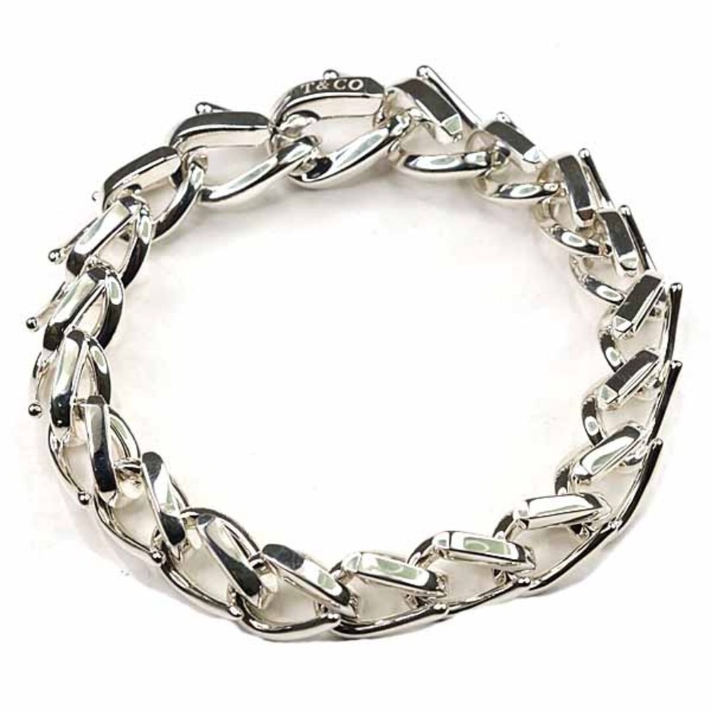 TIFFANY Co. Tiffany Forge Medium Link Bracelet 72548507 High Polish Sterling Sil