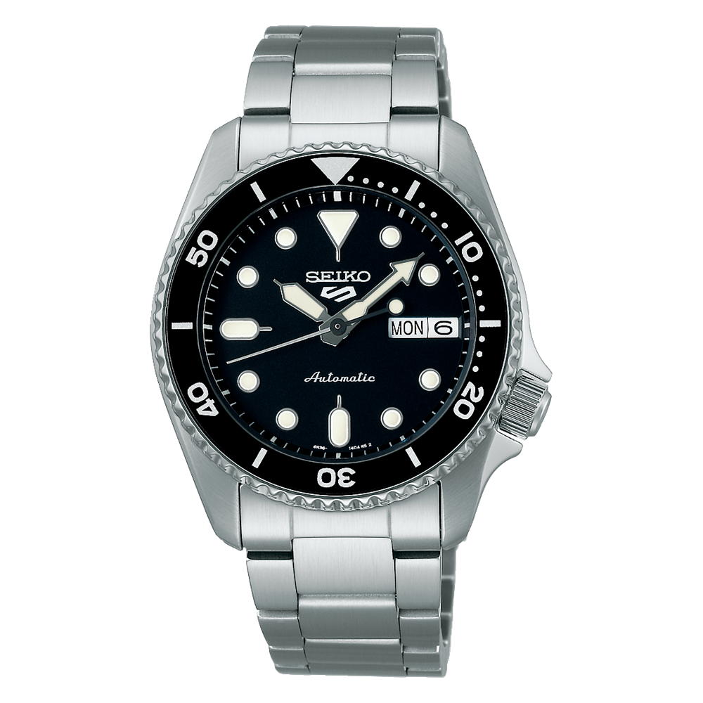 Seiko 5 Sports SKX Sports Style 38 MM Black Dial SS Automatic Watch SRPK29K1