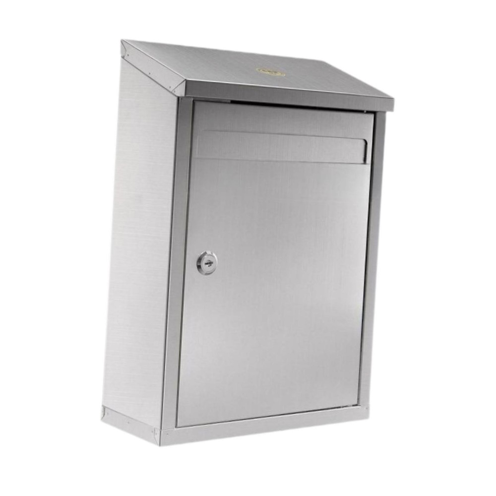 Wall Mount Mailbox with Key Lock Metal Organizer Case for Mail