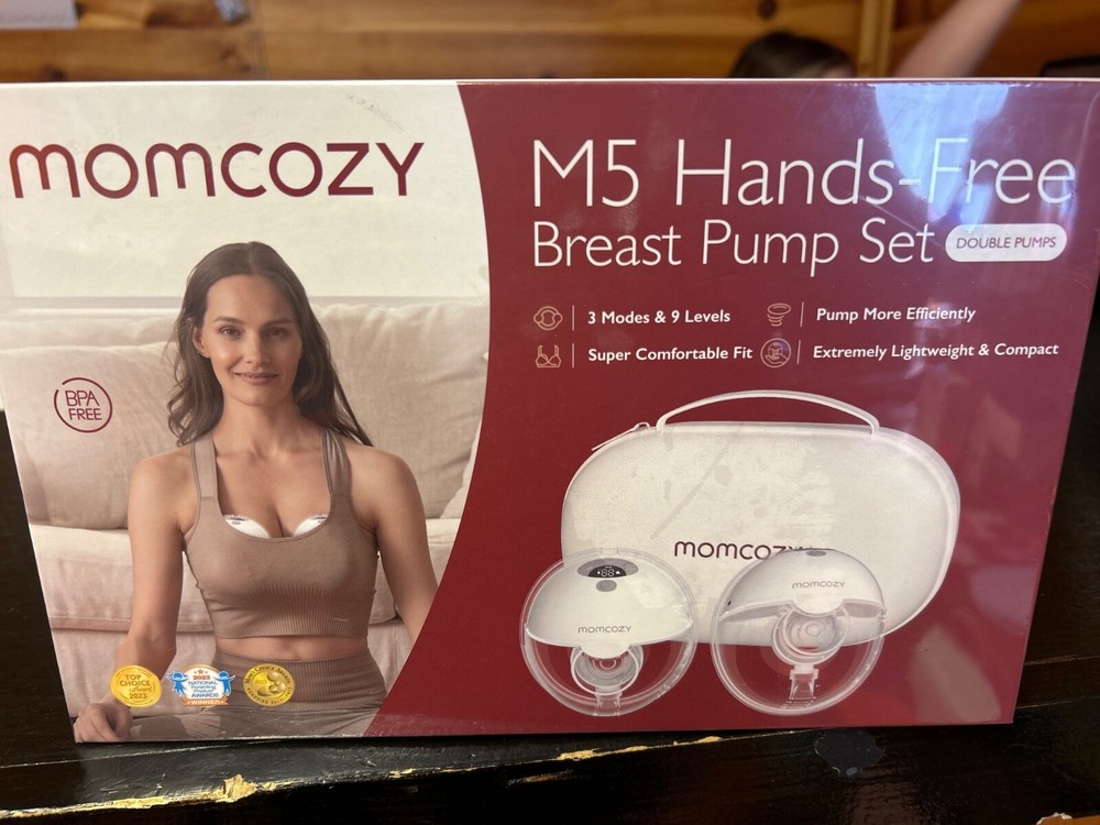 Momcozy M5 Hands-Free Double Electric Breast Pump Set