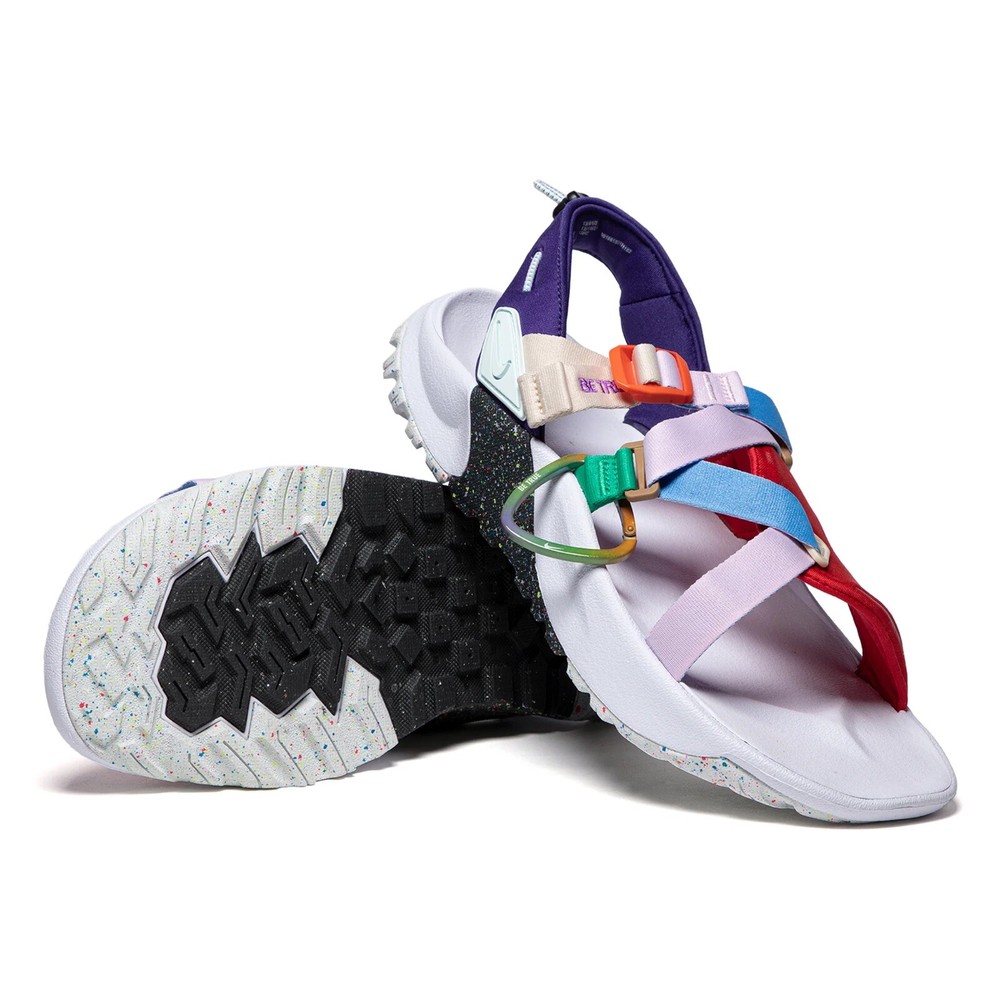 Nike Oneonta Betrue Sandals Mens Size 12 Rainbow Carabiner DR4870-600 New in Box