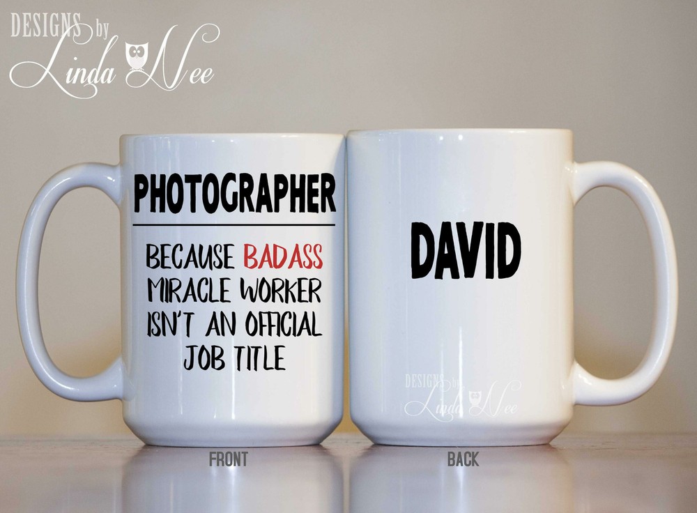 Personalized Photographer Mug Gift For Photographer Funny Photography Mug