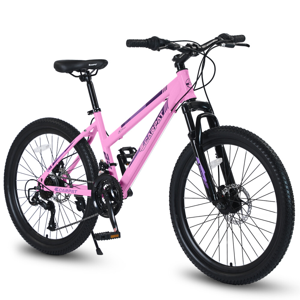26 inch Mountain Bike for Teenagers Girls Women, Shimano 21 Speeds w/Dual Disc