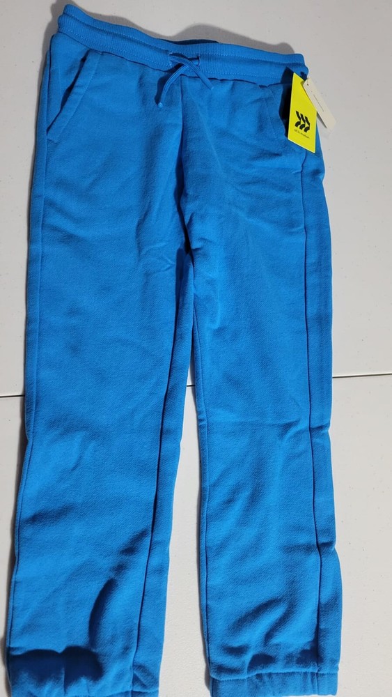 NWT! All In Motion Kids Sweatpants Fleece Royal Blue Joggers  Size S (6/7)