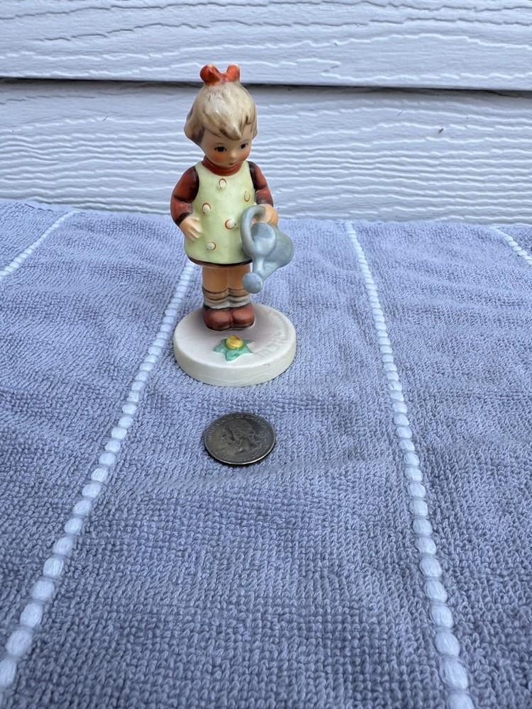 Hummel Vintage W Germany Porcelain Gardener Girl Figurine 4.5 Inch Collectible