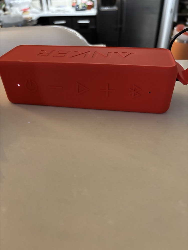 Anker Soundcore 2 Wireless Bluetooth Speaker in Red - Lightly Used  