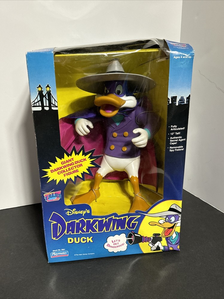 1991 Playmate Disney DARKWING DUCK  Factory Sealed 12
