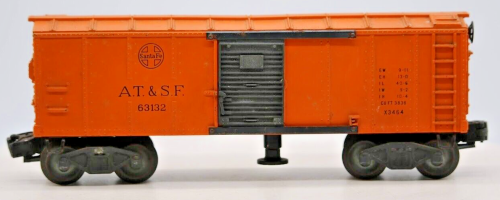 Lionel O Scale Santa Fe Automated Box Car 63132 1 48 Gauge Model Train