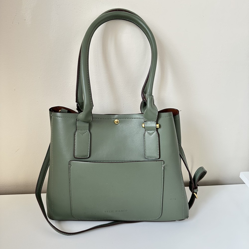 Melie Bianco Medium Gabby Vegan Leather Crossbody Shoulder Bag