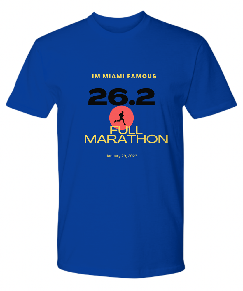 Miami Marathon T shirts - Premium Tee,Running,Novelty,Sports wear.