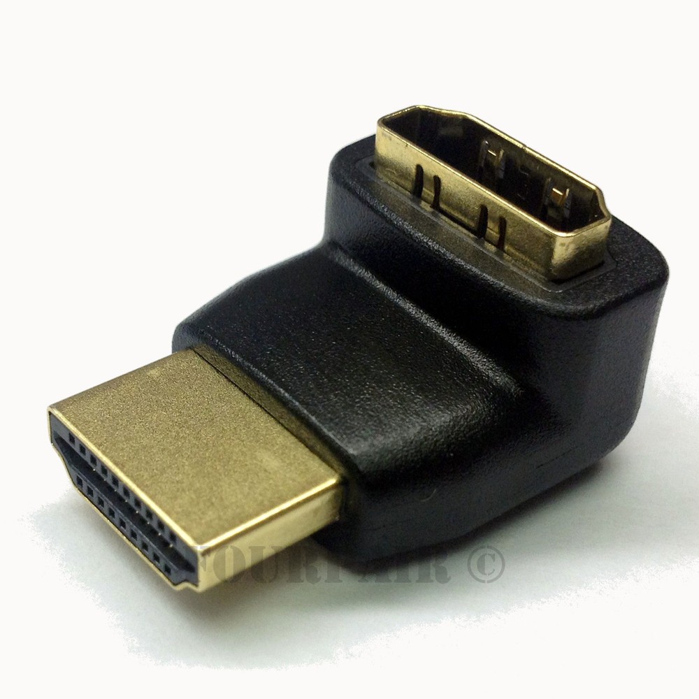 Right Angle HDMI Male to Female Adapter 270/90 Degree 4K 1080p Extender  