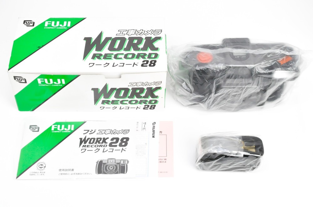 New Unused Fuji Work Record 28mm f3.5 Waterproof Camera Japan 2390