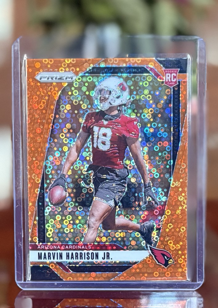 Marvin Harrison Jr RC Lot Orange Disco 375 Green Parallel 104 Rated Rookie 393