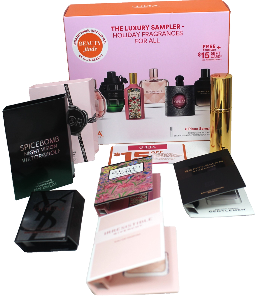 Ulta Holiday Fragrances for All Luxury Discovery Set + Atomizer & $15 Gift Card
