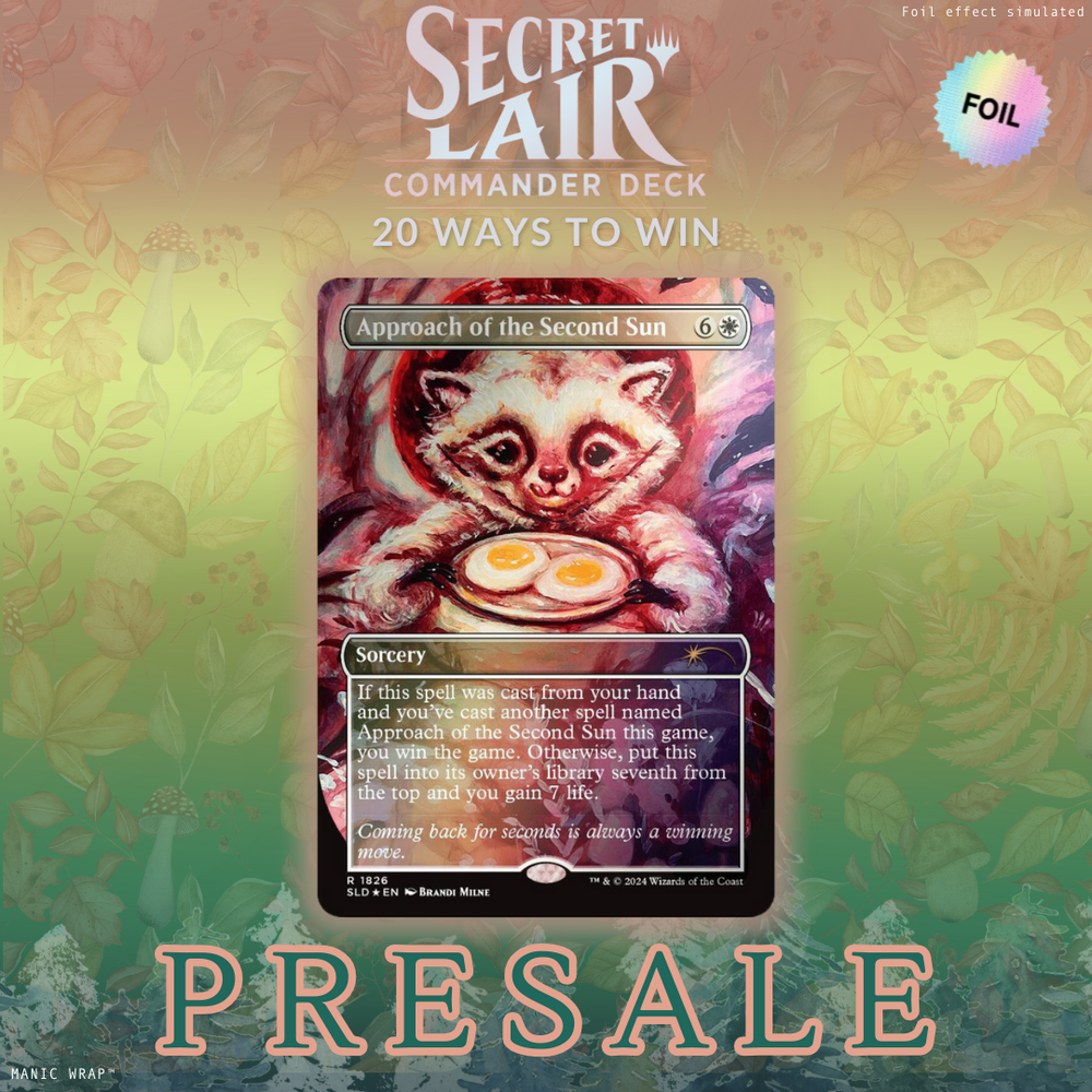 PRESALE Approach of the Second Sun🌈FOIL - SECRET LAIR Commander 20 Ways to Win-image