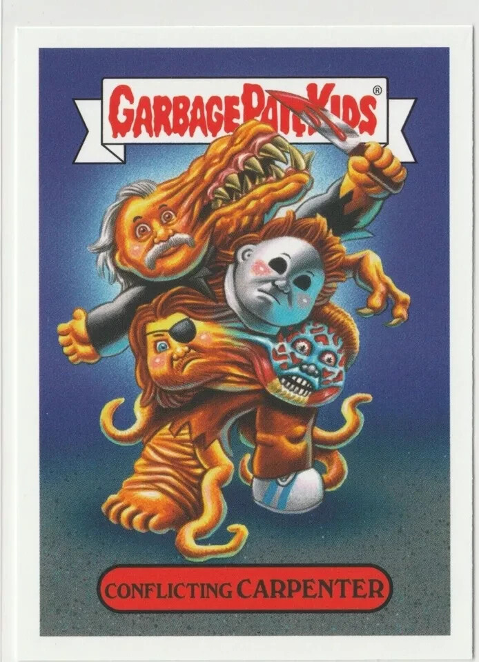 Conflicting Carpenter #2b Garbage Pail Kids GPK 2019 Revenge Oh the Horror-ible