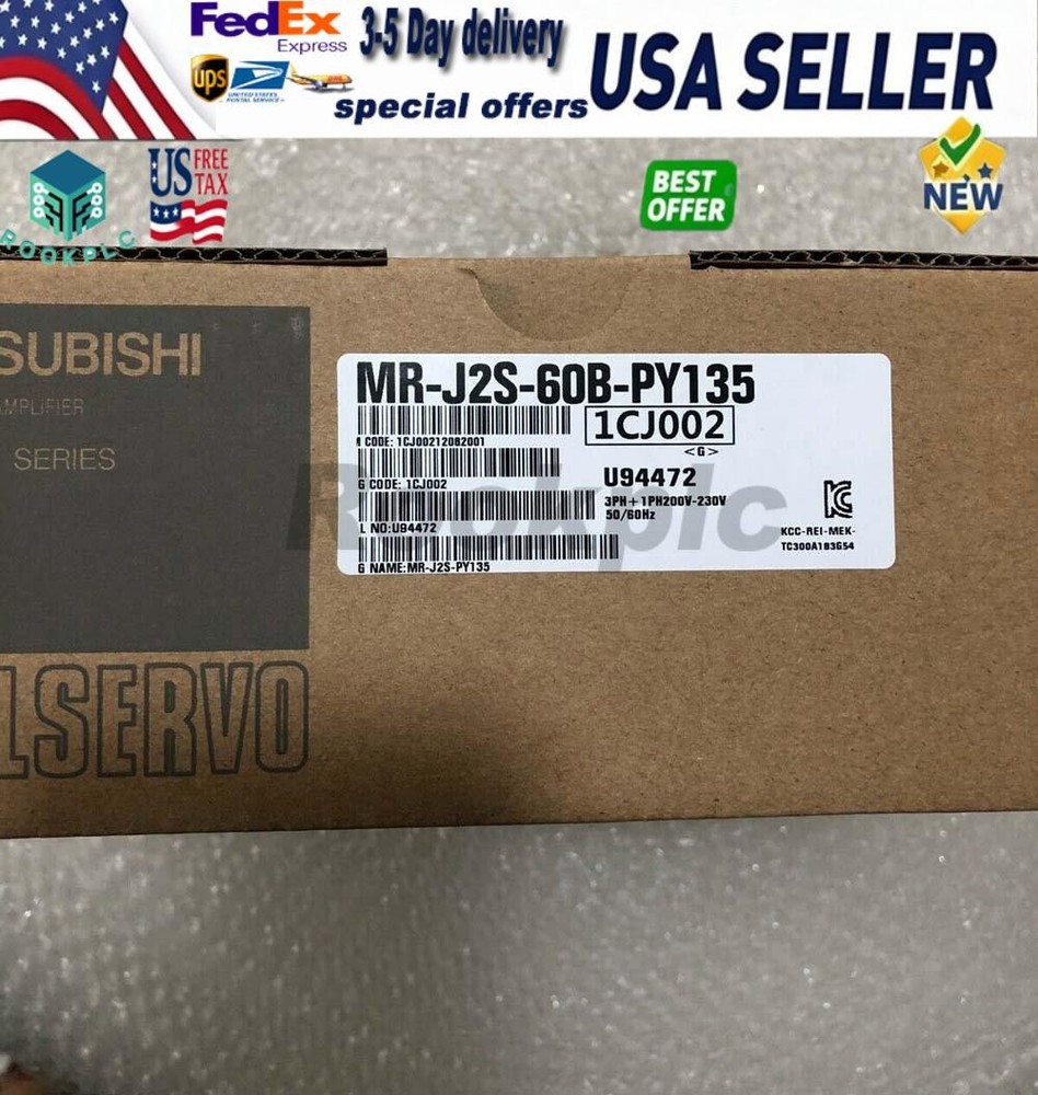 Mitsubishi MR-J2S-60B-PY135 Servo Drive MRJ2S60BPY135 New In Box Expedited Ship