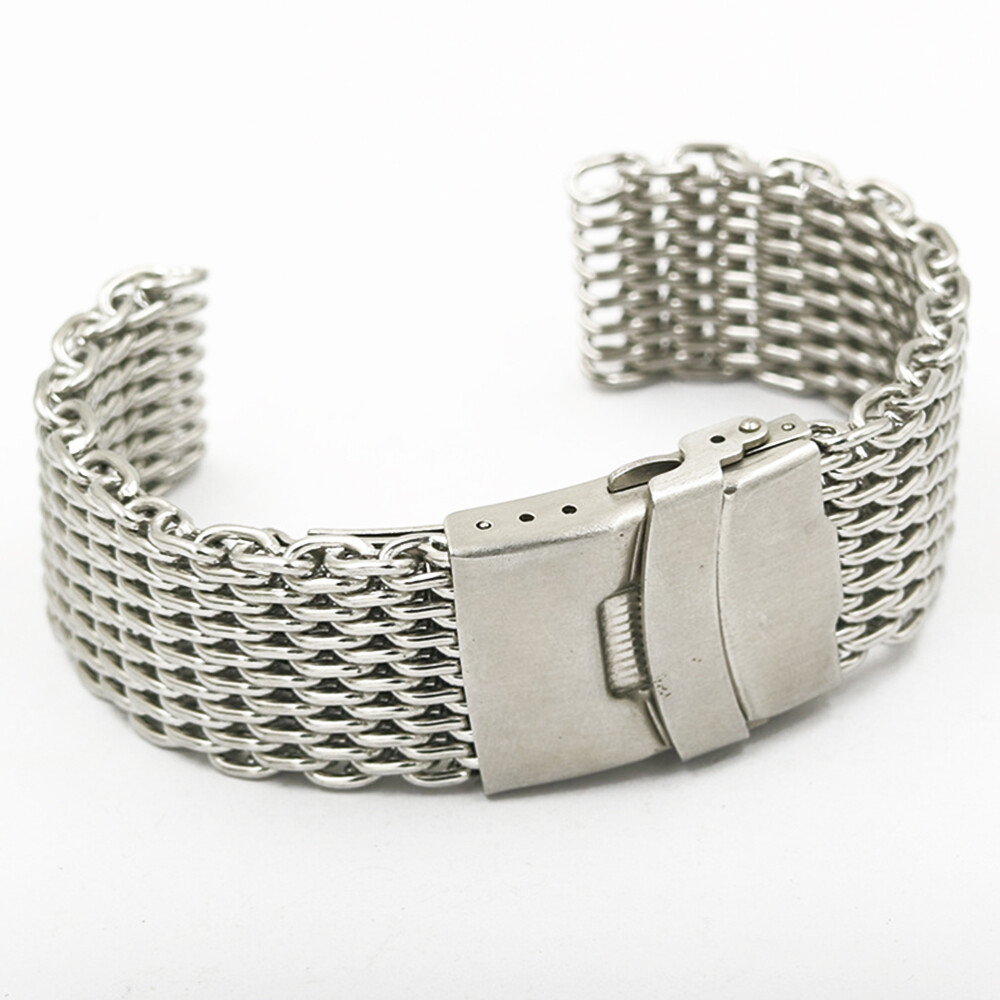 20mm Shark Stainless Steel Heavy Duty Watch Band Strap for Breitling