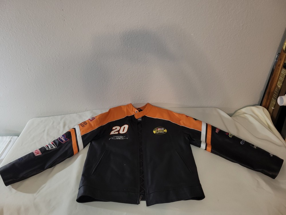 Tony Stewart #20 Home Depot Wilsons Leather NASCAR Chase Authentics Jacket