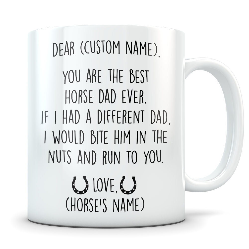 Horse Gifts For Men Horse Gifts Horse Dad Horse Mug Horse Dad Gift Horse Dad Mug