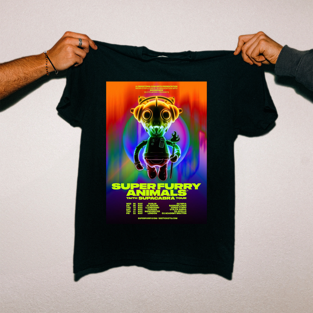 Super Furry Animals 2026 Tour Classic Cotton Unisex S-4XL T-shirt Bo2282