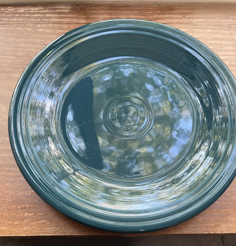 Fiesta ware Dinner Plate/Juniper Teal Green Retired