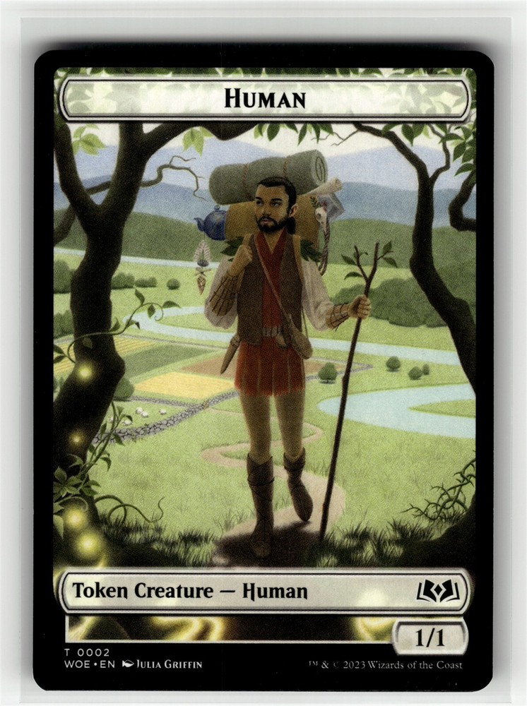 HUMAN TOKEN Wilds of Eldraine #2 WOE(NM+)(MTG)