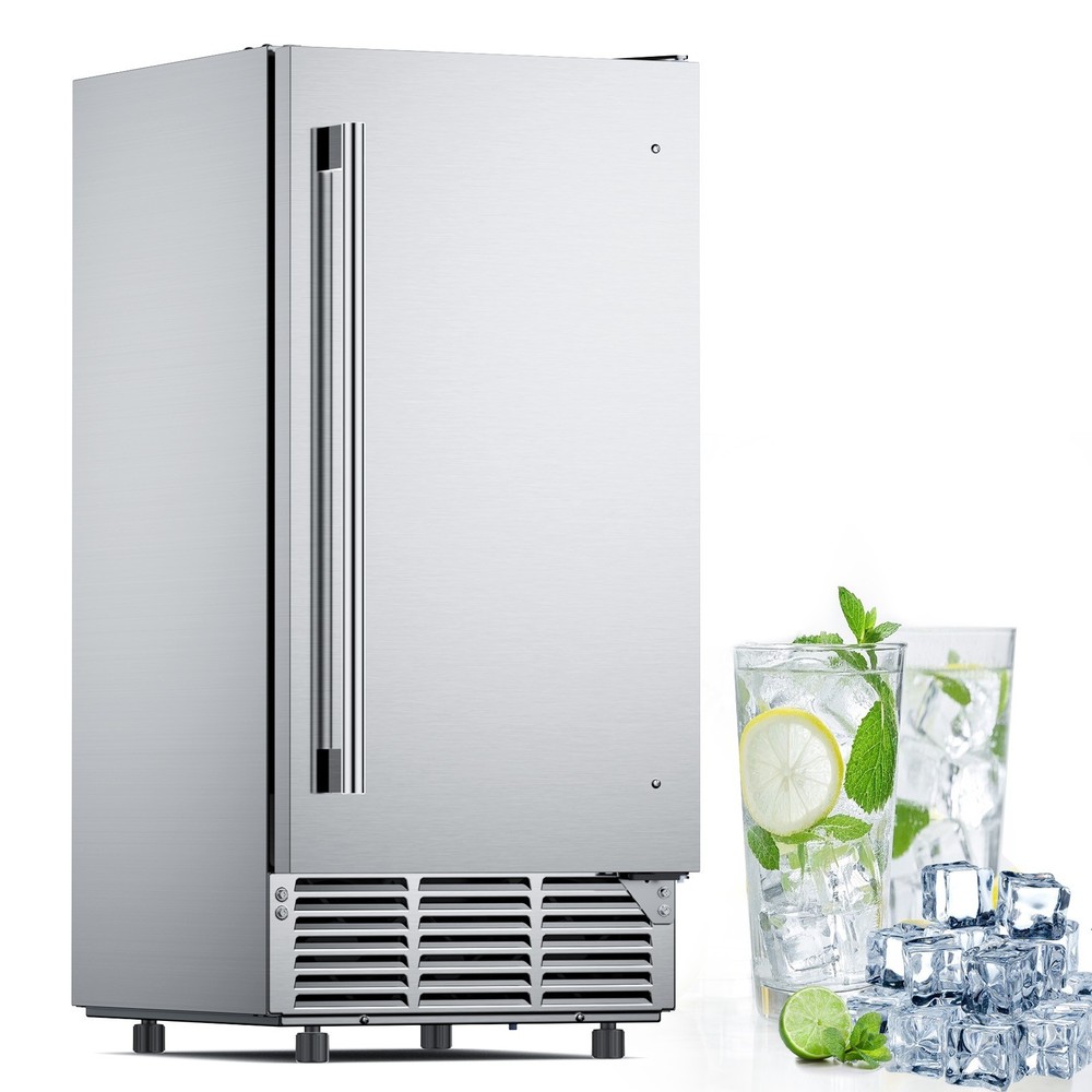 Commercial Under Counter Ice Maker Machine, 85 Lbs/Day Auto-Cleaning Ice Machine