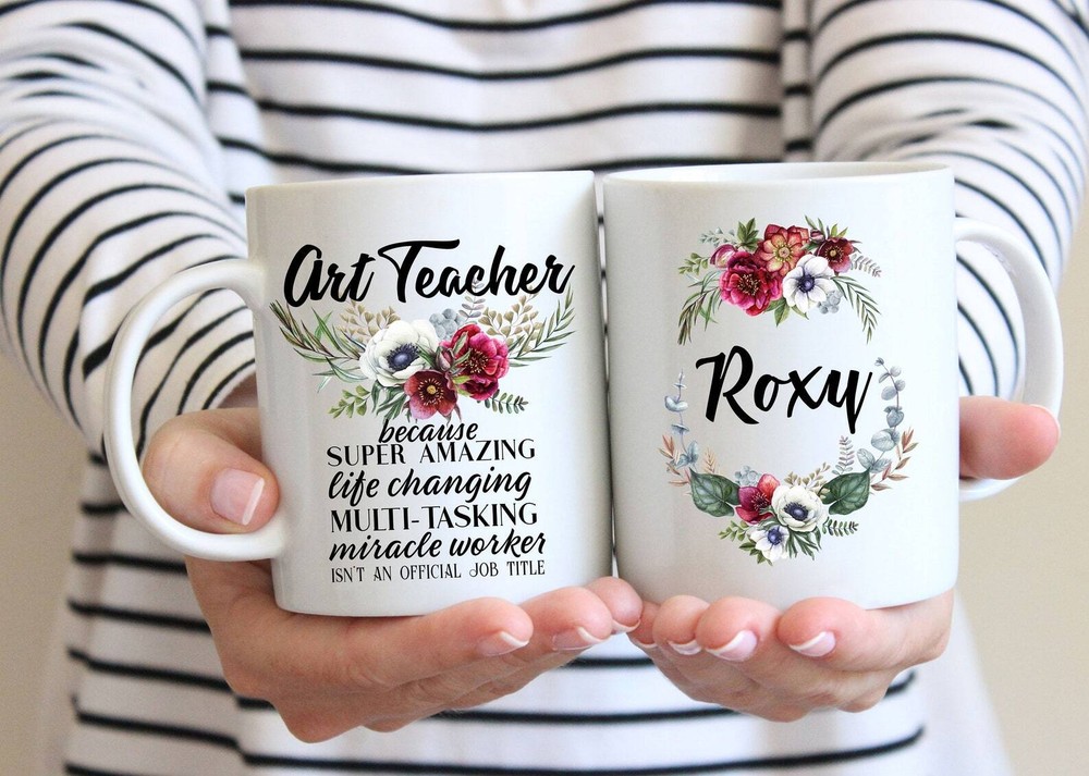 Personalized Art Teacher Gift For Women L Retirement Thank You Appreciation