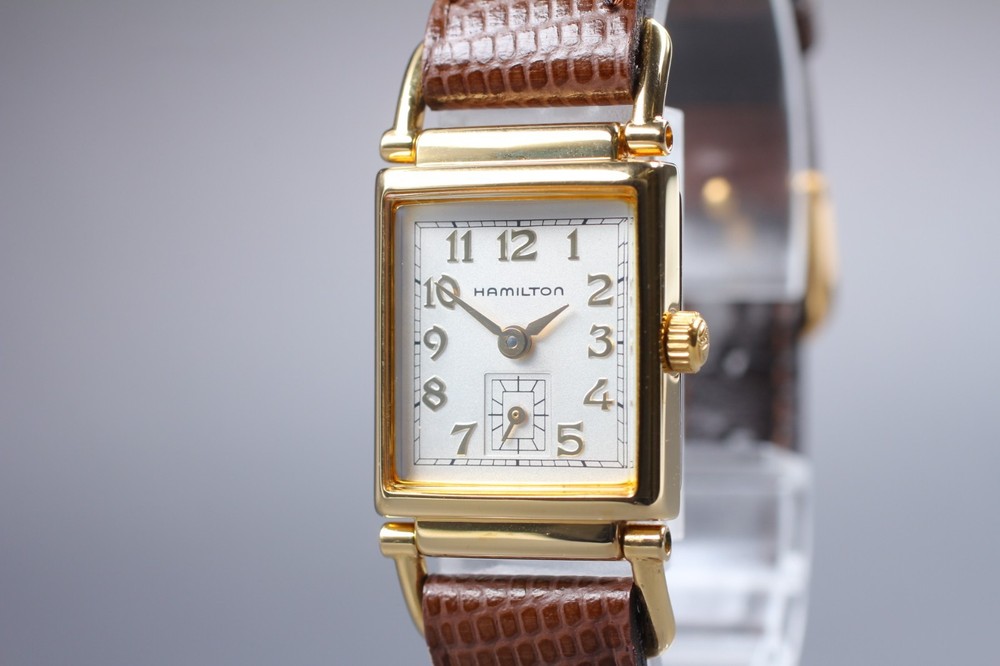 Vintage [NEAR MINT] HAMILTON Registered Edition 6270 23mm Quartz Women's Watch