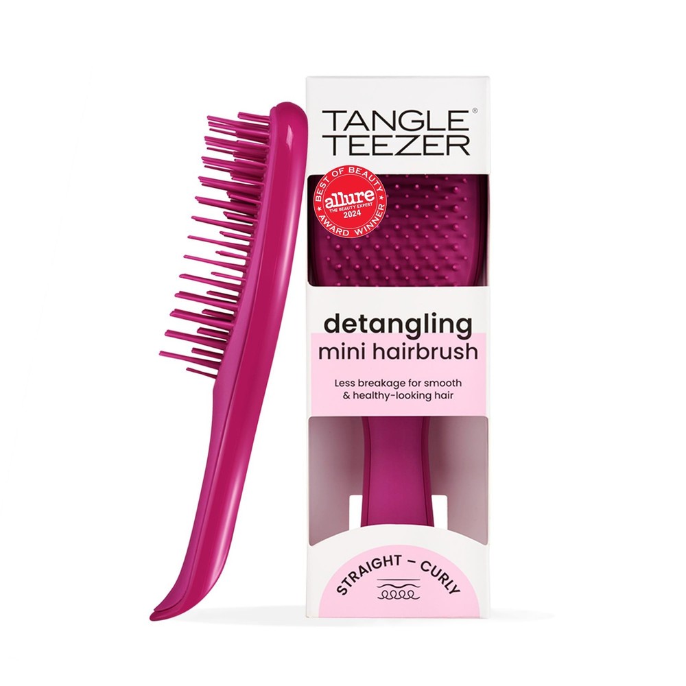 Tangle Teezer Ultimate Detangler Brush, Eliminates Mini, Electric Raspberry