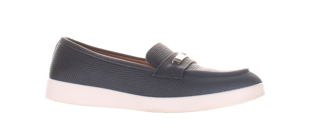 Naturalizer Womens Isla Black Loafers Size 7.5 (Wide) (7827095)