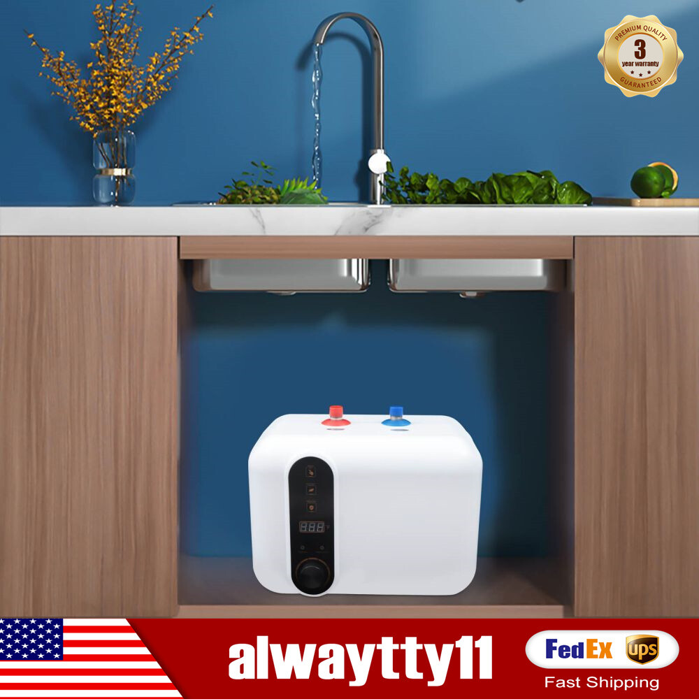 Portable 10L Electric Mini-Tank Water Heater 110V for RV Use